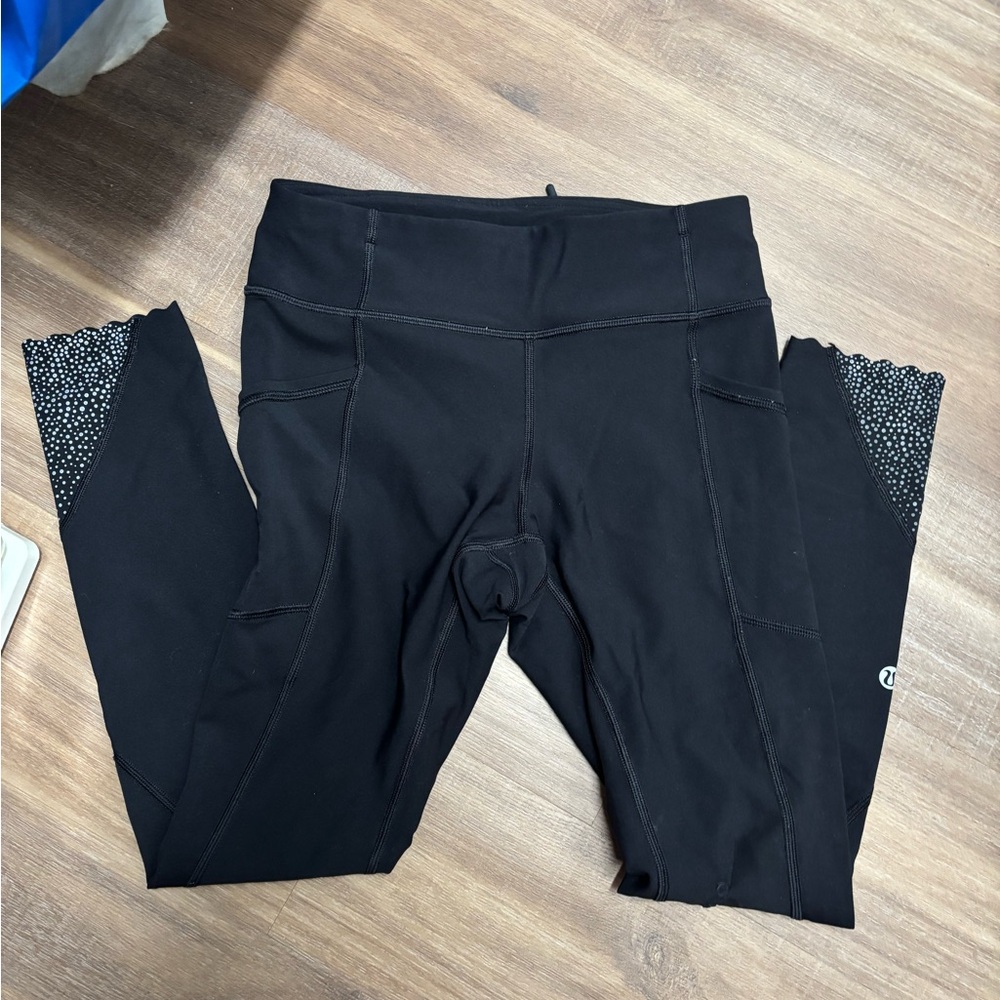 Lululemon Athletica Black Leggings-Tight Stuff Tights 25”